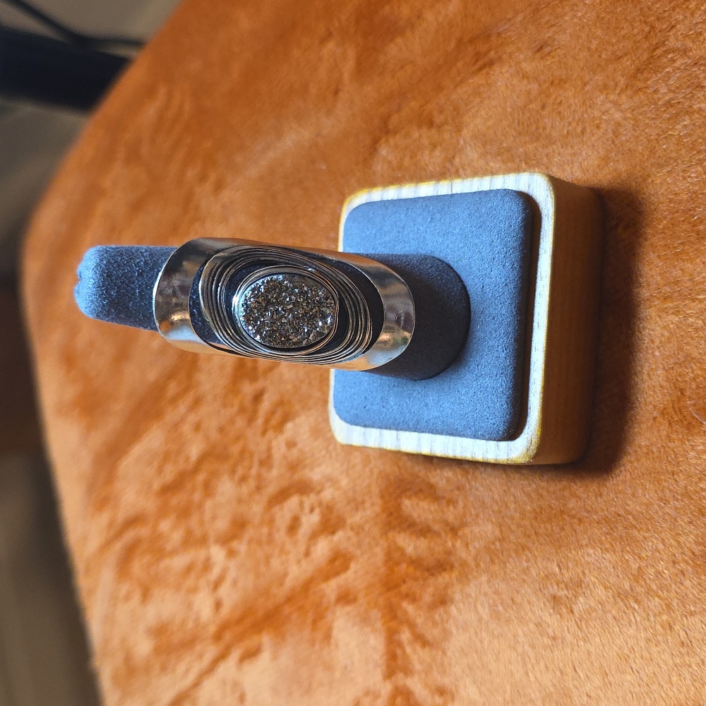 Camilla Statement Ring With Glittering Center - image 3